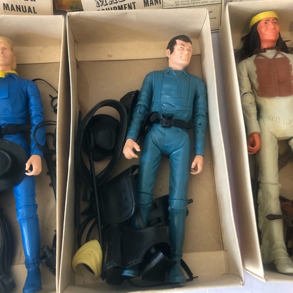 Fort Apache Fighters Geronimo Custer Capt Maddox 2 horse Pancho & Comanche - Picture 10 of 11